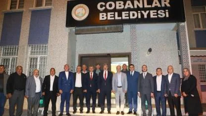 AK Parti Heyetinden Çobanlar Belediyesi’ne Ziyaret