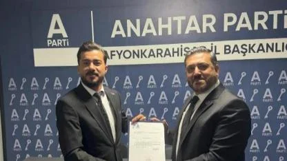 Anahtar Parti Bolvadin İlçe Başkanı Mazbatasını Aldı