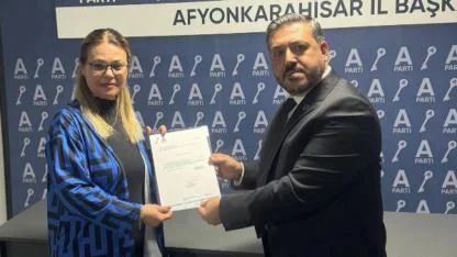 Anahtar Parti Emirdağ İlçe Başkanı  Mazbatasını Aldı
