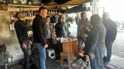 Başkan Özaşkın’dan Esnaf Ziyaretleri