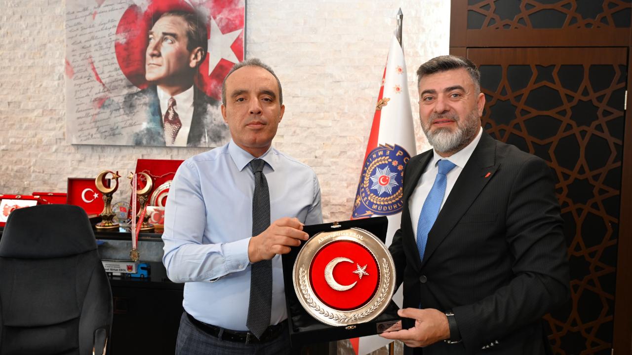 Başkan Uygur’dan Emniyet Müdürü Erol’a Ziyaret