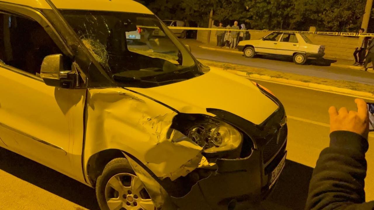 Bolvadin’de Eski Muhtarın Öldüğü Kaza Güvenlik Kamerasına Yansıdı