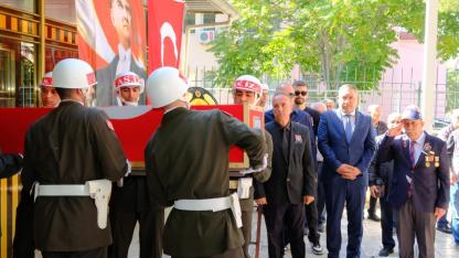 Emekli Albay Mustafa Kemal Yavuz, Dinar’da Askeri Törenle Uğurlandı