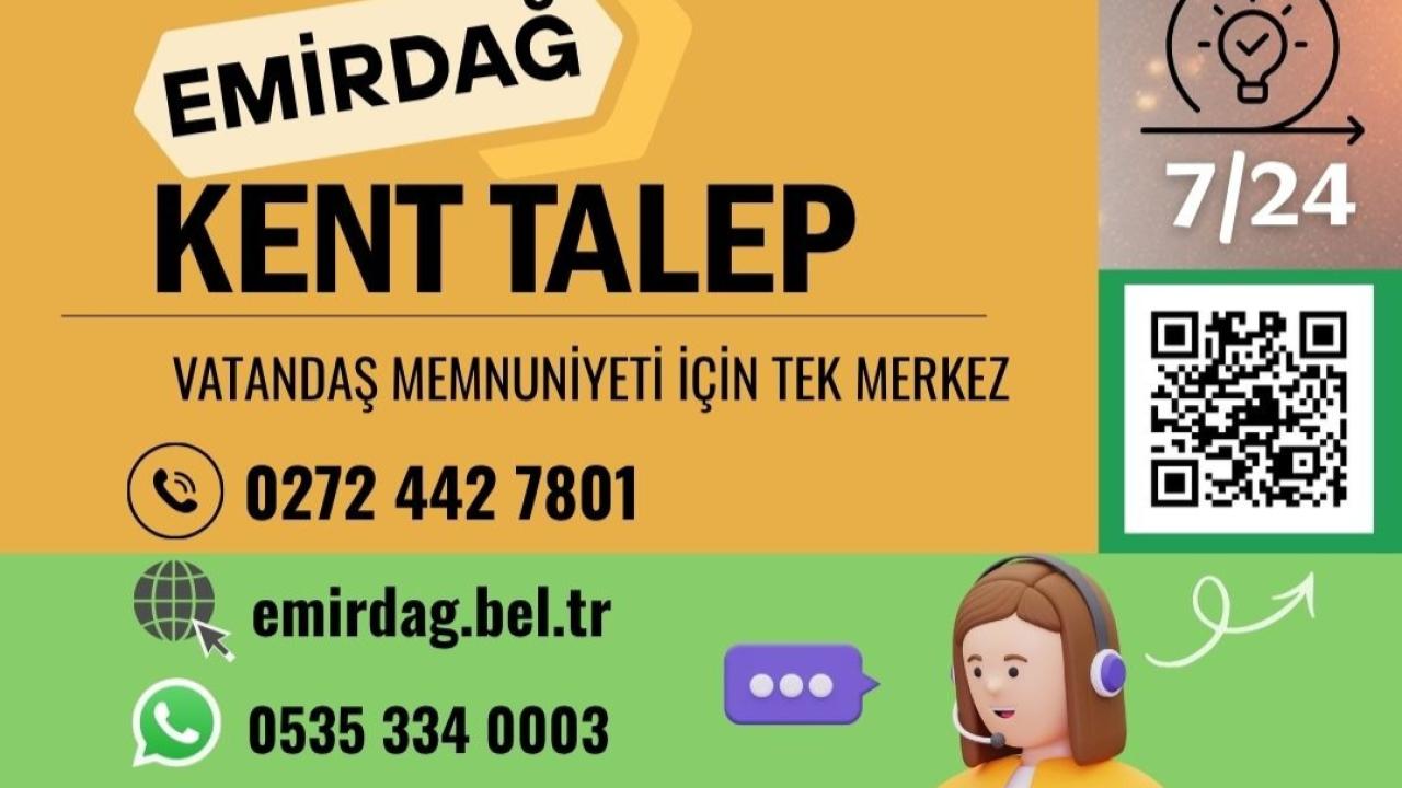 Emirdağ Belediyesi’nden Yeni Dijital Hizmet