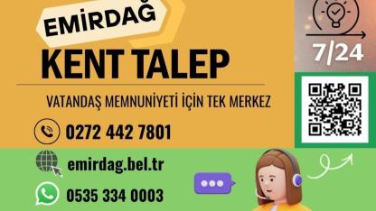 Emirdağ Belediyesi’nden Yeni Dijital Hizmet