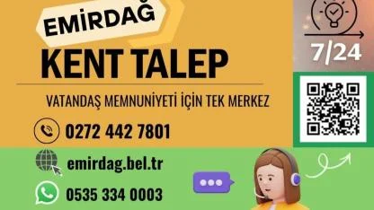 Emirdağ Belediyesi’nden Yeni Dijital Hizmet