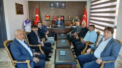 Giyimciler Odası’ndan MHP İl Başkanı Kahveci’ye Ziyaret