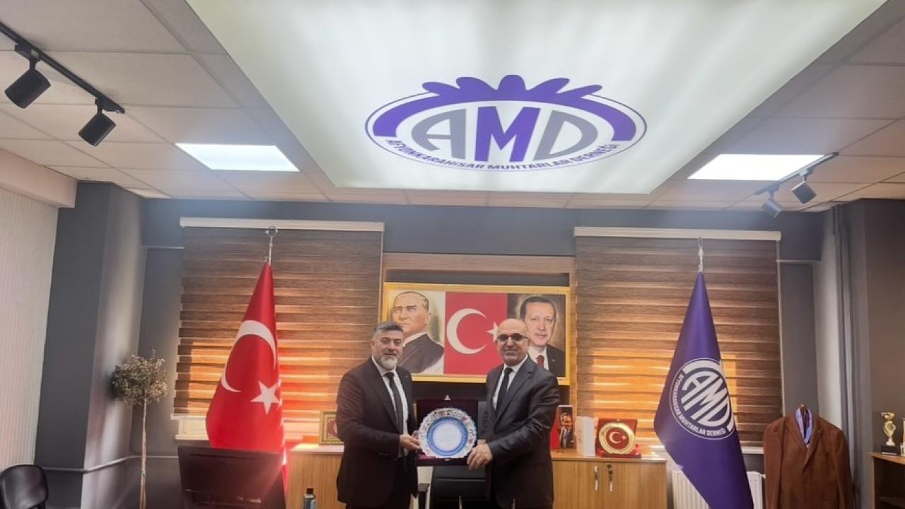 İl Müftüsü İmamoğlu’ndan Afyonkarahisar Muhtarlar Derneği’ne Ziyaret