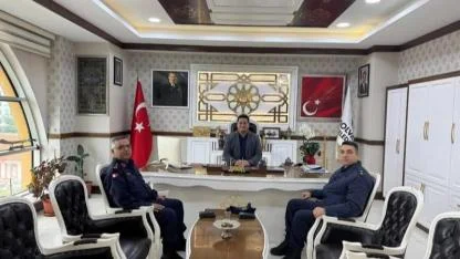 Jandarma Komutanlarından Başkan Aynacı ’ya Ziyaret