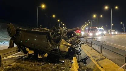 Kuzey Marmara Otoyolu’nda feci kaza