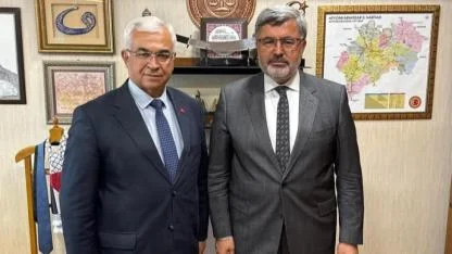 Milletvekili Özkaya, Başkan Aktürk’ü Gazi Meclisi’nde Ağırladı