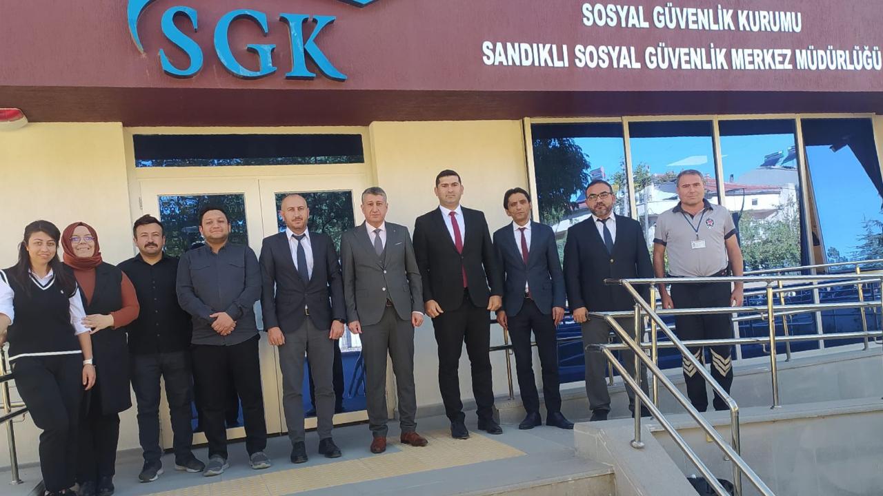 Müdür Çelikbaş Sandıklı’da Ziyaretlerde Bulundu