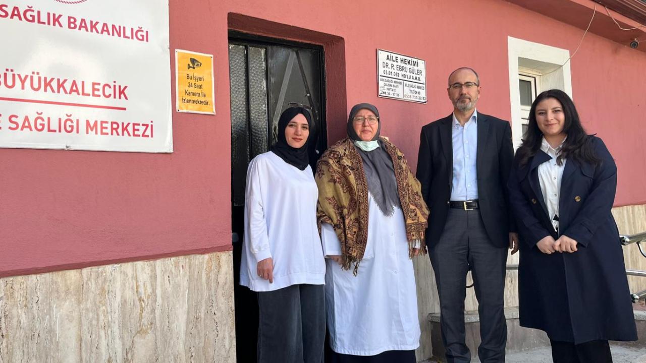 Müdür Dr. Hakkı Öztürk'ten Büyükkalecik'e Ziyaretler