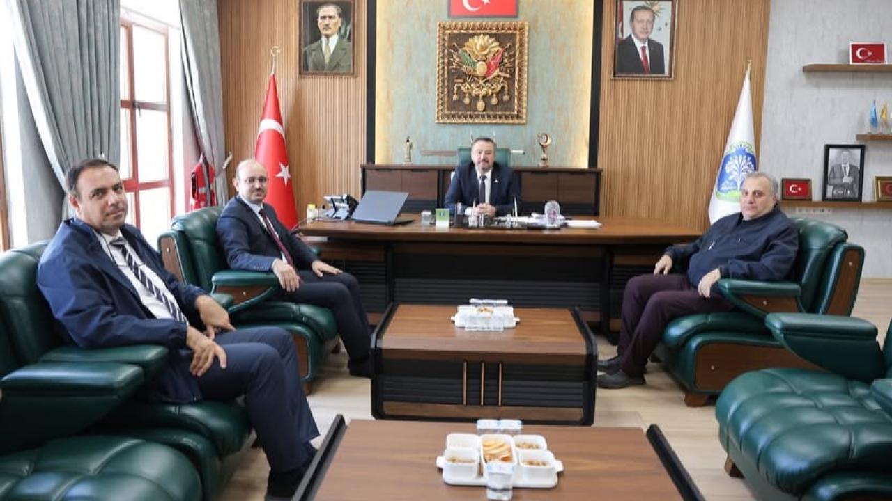 Müdür Hoşgönüllü’den Başkan Öztaş’a Ziyaret