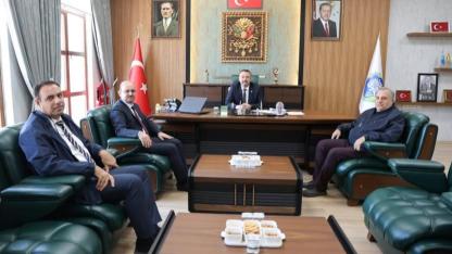Müdür Hoşgönüllü’den Başkan Öztaş’a Ziyaret