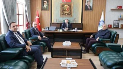Müdür Hoşgönüllü’den Başkan Öztaş’a Ziyaret