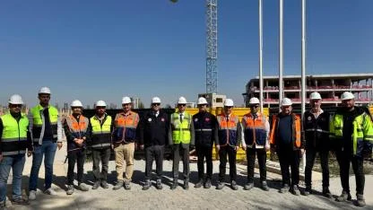 Müdür Karayol, Huzurevi İnşaatında İncelemelerde Bulundu