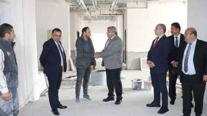 Müdür Sünnetci, Çiğiltepe MTAL İnşaatını Yerinde İnceledi