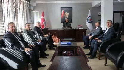 Müdür Sünnetci’den Kaymakam Uğuz'a Ziyaret