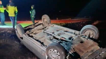 Otomobil Şarampole Uçtu, Sürücü Şans Eseri Kurtuldu!