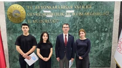 Dumlupınar BİLSEM Öğrencilerinden Müdür Karayol’a Ziyaret