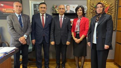 Milletvekilleri Arslan ve Durak, Sağlık Yöneticilerini TBMM’de Ağırladı