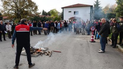 İl Tarım ve Orman Müdürlüğü'nden  Yangın ve Tahliye Tatbikatı