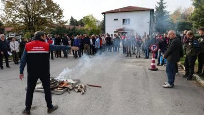 İl Tarım ve Orman Müdürlüğü'nden  Yangın ve Tahliye Tatbikatı