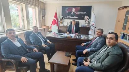 Müdür Sünnetci ’den Dinar İlçe Milli Eğitim Müdürlüğü’ne Ziyaret