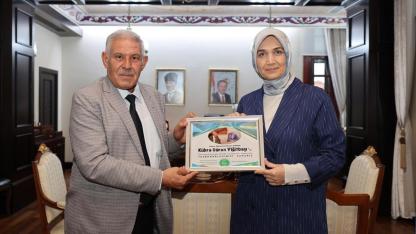 Vali Yiğitbaşı, Demiryolları Emekliler Derneği'ni Kabul Etti