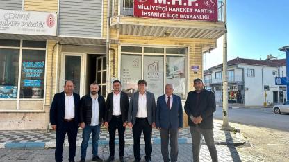 MHP Afyonkarahisar Teşkilatından İhsaniye’de “Hayırlı Günler Komşum” Ziyaretleri