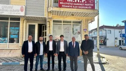 MHP Afyonkarahisar Teşkilatından İhsaniye’de “Hayırlı Günler Komşum” Ziyaretleri