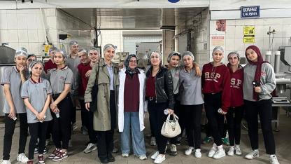 RSP Teknik Koleji Öğrencileri Bol-Süt Selimoğlu Fabrikasında Sektörle Buluştu