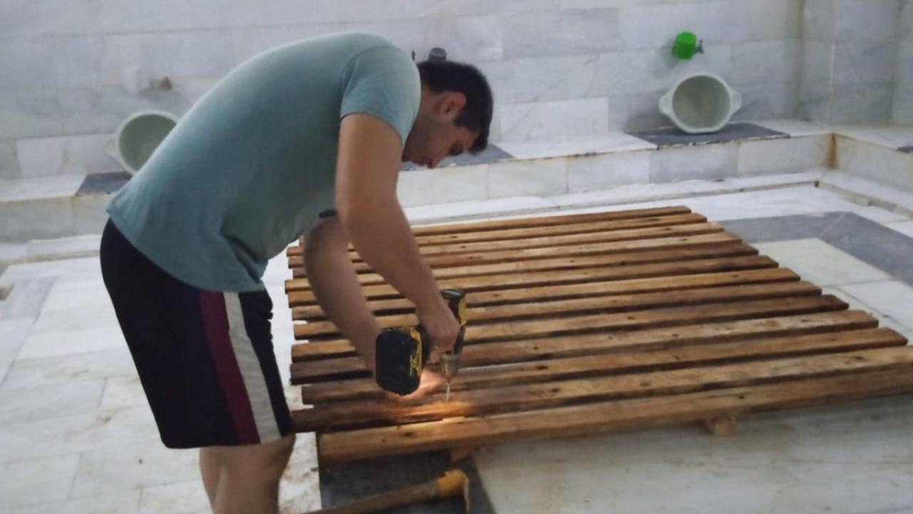 Sandıklı Şehir Hamamı&#039;nda Yenileme Çalışmaları Başladı
