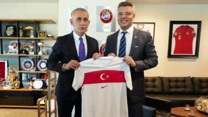 Saran’dan TFF Başkanı İbrahim Hacıosmanoğlu’na Ziyaret