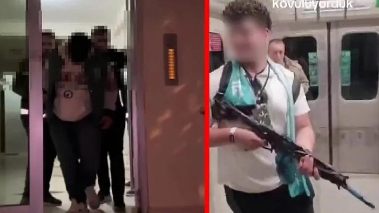 SON DAKİKA: Metroda Korku Dolu Anlar! Elinde Tüfekle Yolcuları Tehdit Etti, O Anları Videoya Aldı!