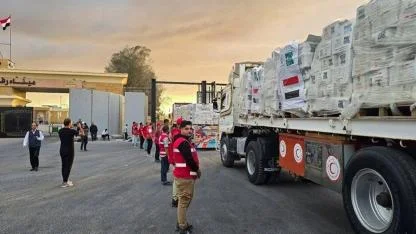 Son Dakika: Tarihi An! Yardım TIR’ları Gazze’ye Giriş Yaptı