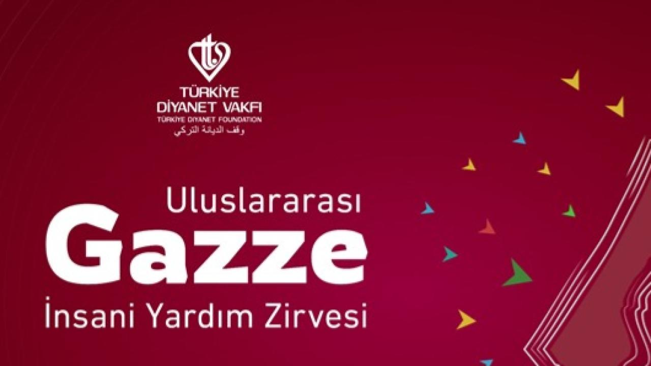 TDV “Uluslararası Gazze İnsani Yardım Zirvesi” Düzenleyecek