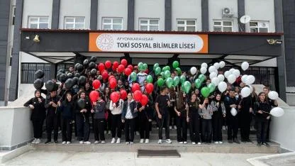 TOKİ Sosyal Bilimler Lisesi’nden Gazze’ye Sessiz Çığlık