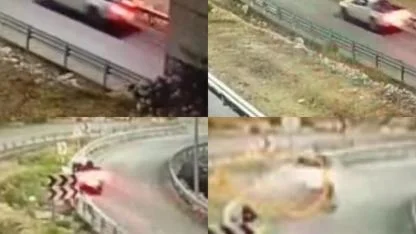 Tünel Çıkışı Feci Kaza : Kamyonet Sürücüsü Hayatını Kaybetti