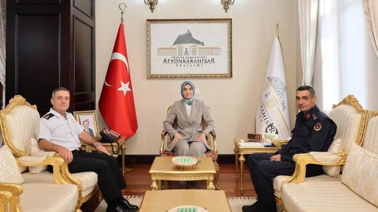 Vali Yiğitbaşı, Tuğgeneral Öğretmen ve Albay Kaya’yı Ağırladı