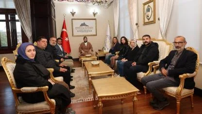 Vali Yiğitbaşı Yönetmenleri Makamında Ağırladı
