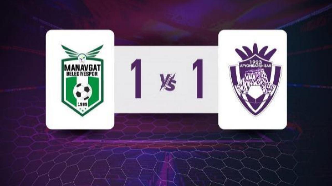 1923 Afyon, Manavgat İle Berabere Kaldı