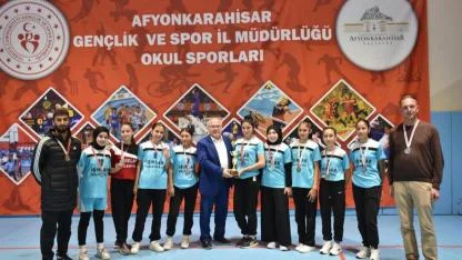 Afyonkarahisar Okul Sporları Yıldız Kızlar Hentbol Şampiyonu Belli Oldu