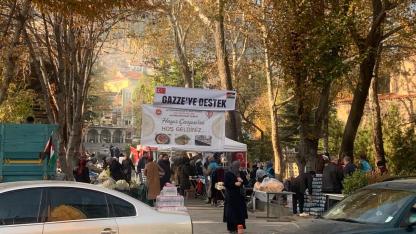 Afyonkarahisar'da Gazze Yararına Düzenlenen Hayır Çarşısı Bugün Sona Eriyor