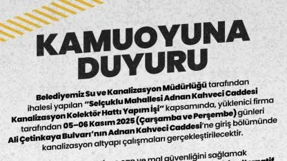 Afyonkarahisar'da İki Gün Sürecek Kritik Altyapı Çalışması