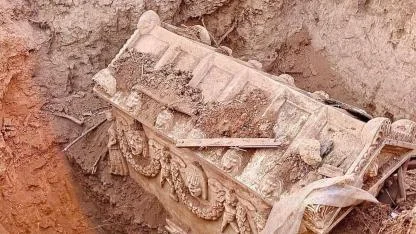 Afyonkarahisar’da Kazıdan Çıkan Lahit Herkesi Şaşırttı!