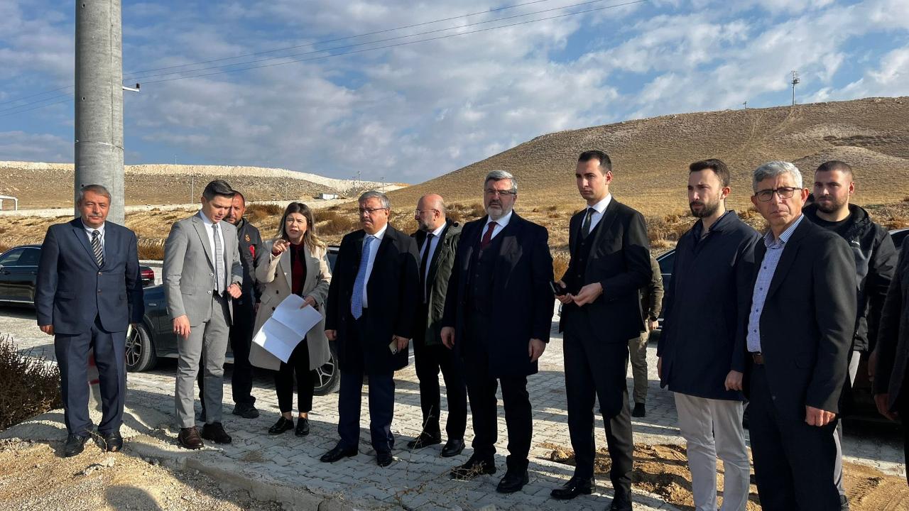 AK Parti Heyeti, Dazkırı’da Otogar ve OSB’de İncelemelerde Bulundu