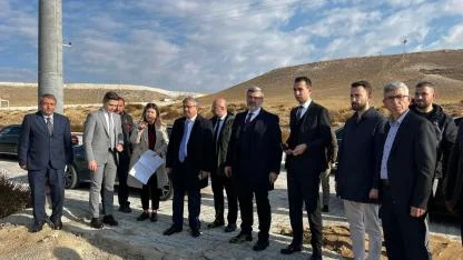 AK Parti Heyeti, Dazkırı’da Otogar ve OSB’de İncelemelerde Bulundu