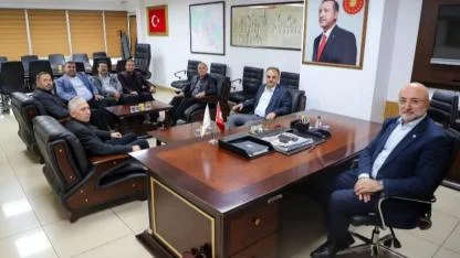 AK Parti İl Başkanı Şahin’e TÜRK-İŞ’ten Ziyaret